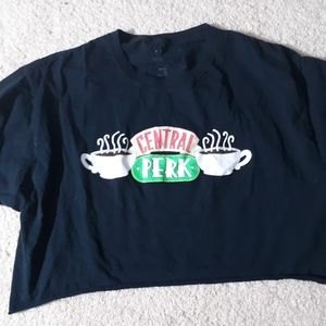 Central perk friends crop top